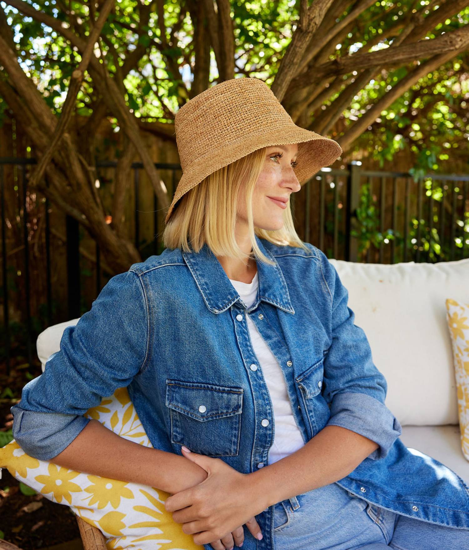 Chic Crochet Bucket Hat - Image 2