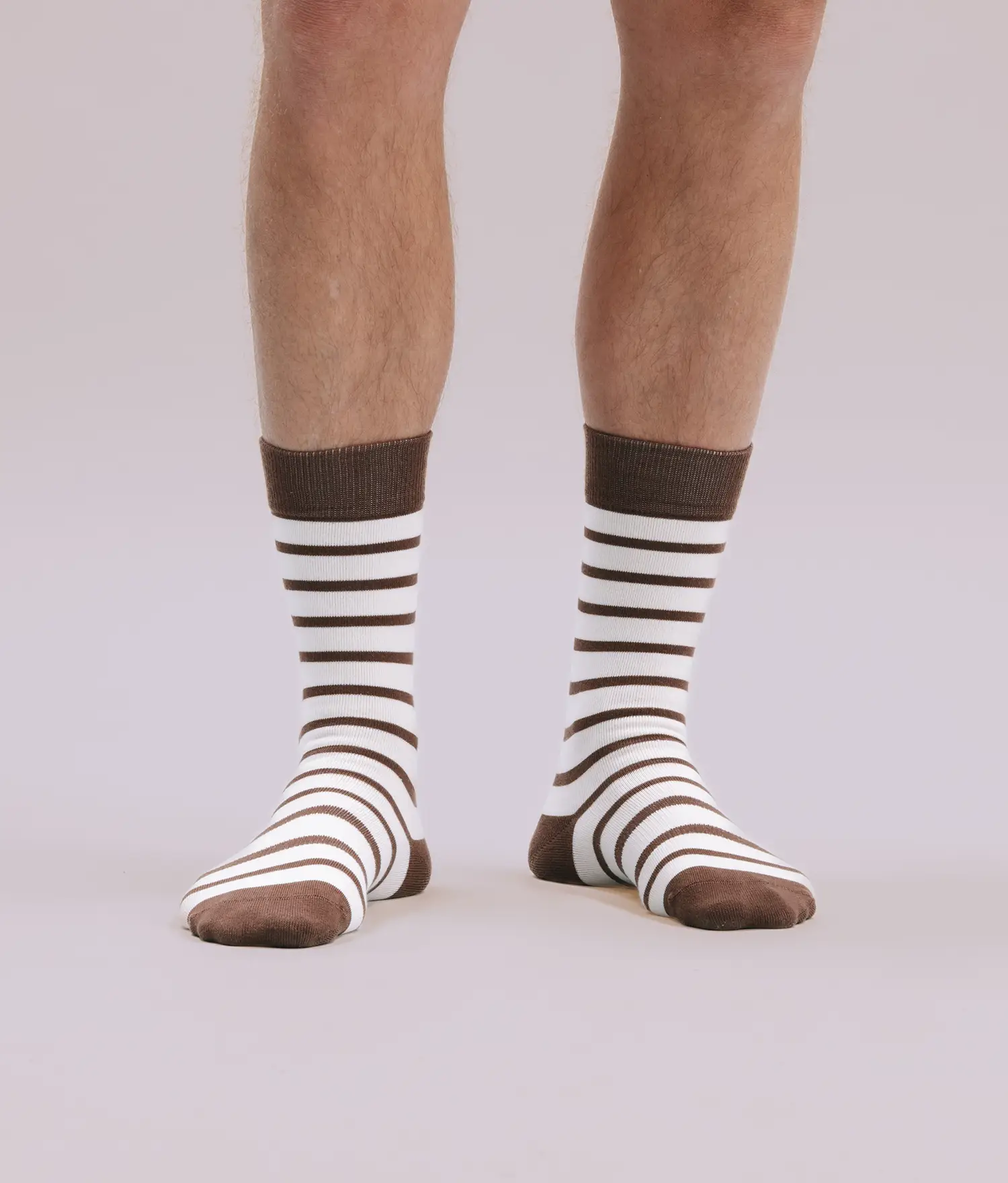 Mens Crew Sock - Cotton Blend - Mustang Comi Stripe