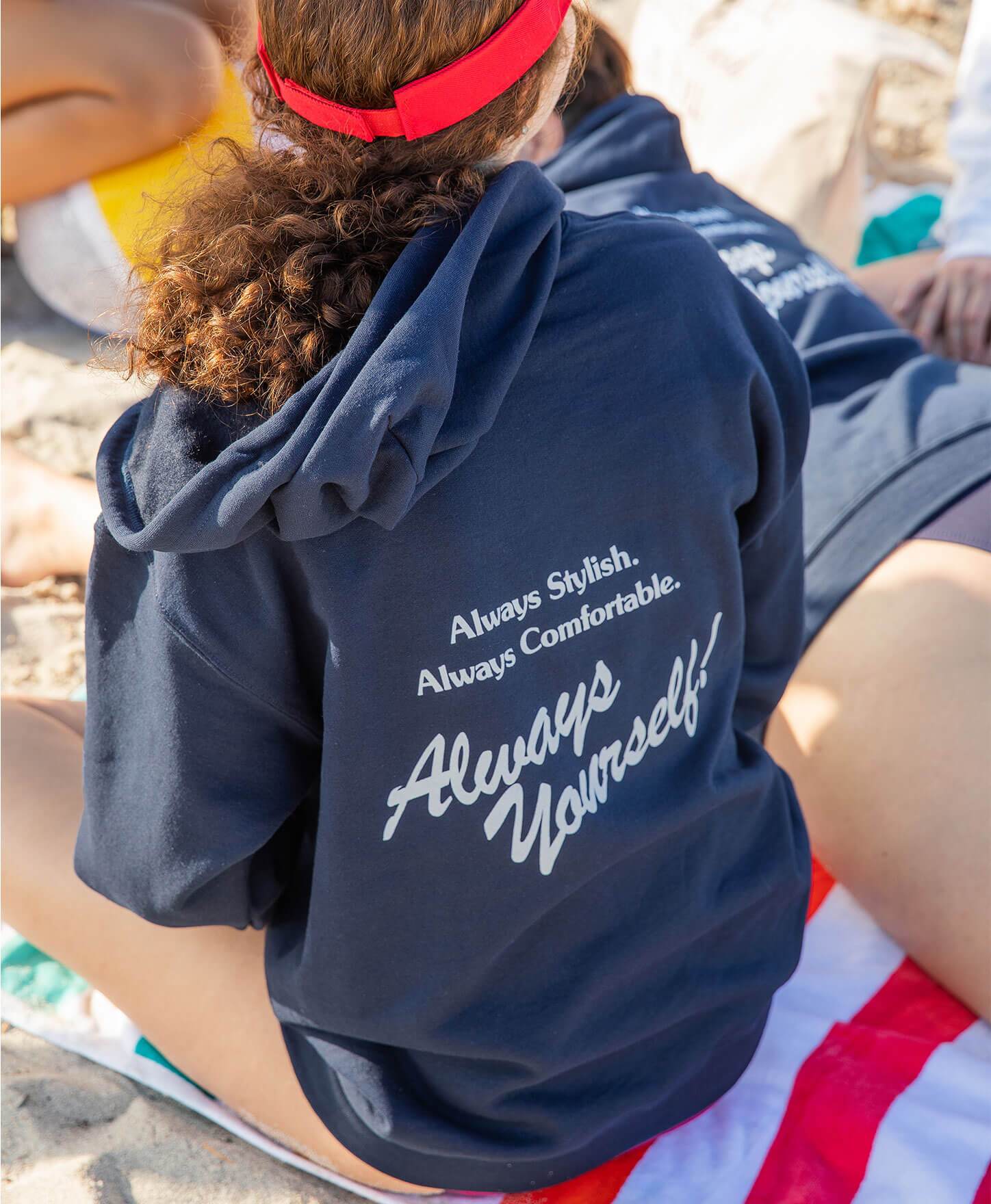 The Always Full Zip Hoodie Sweatshirt - Navy - Image 4