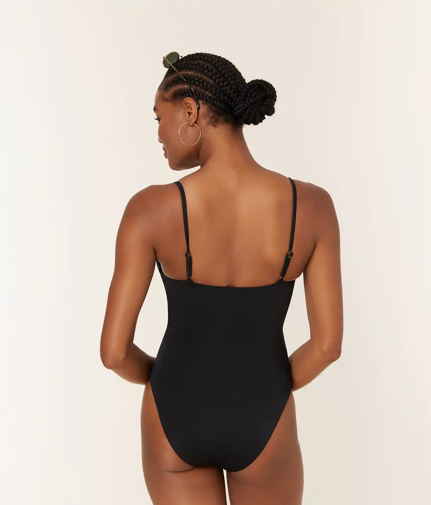 The Lanikai One Piece - Eco Nylon - Black - Long Torso - Image 2