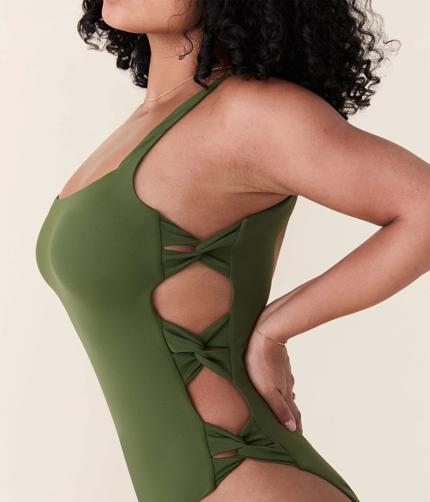 The Lucia One Piece - Eco Nylon - Clover - Classic - Image 5