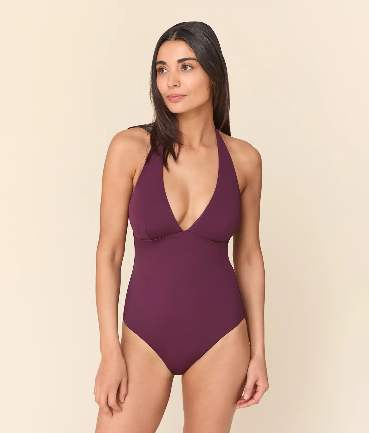 The Majorca One Piece - Eco Nylon - Sundried Violet - Classic