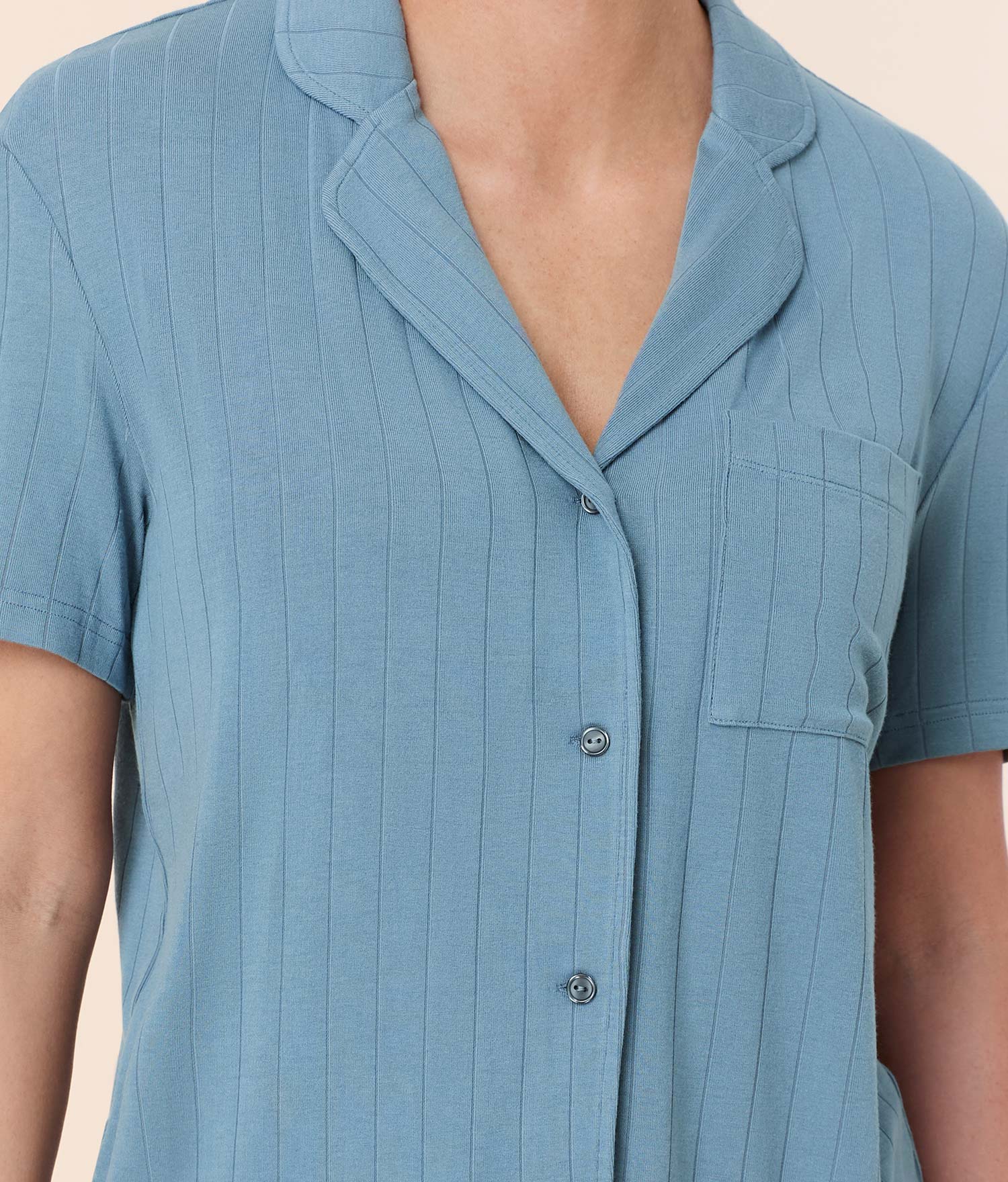 The Short Sleeve Button Up - Wide Rib - Infinity - Image 4