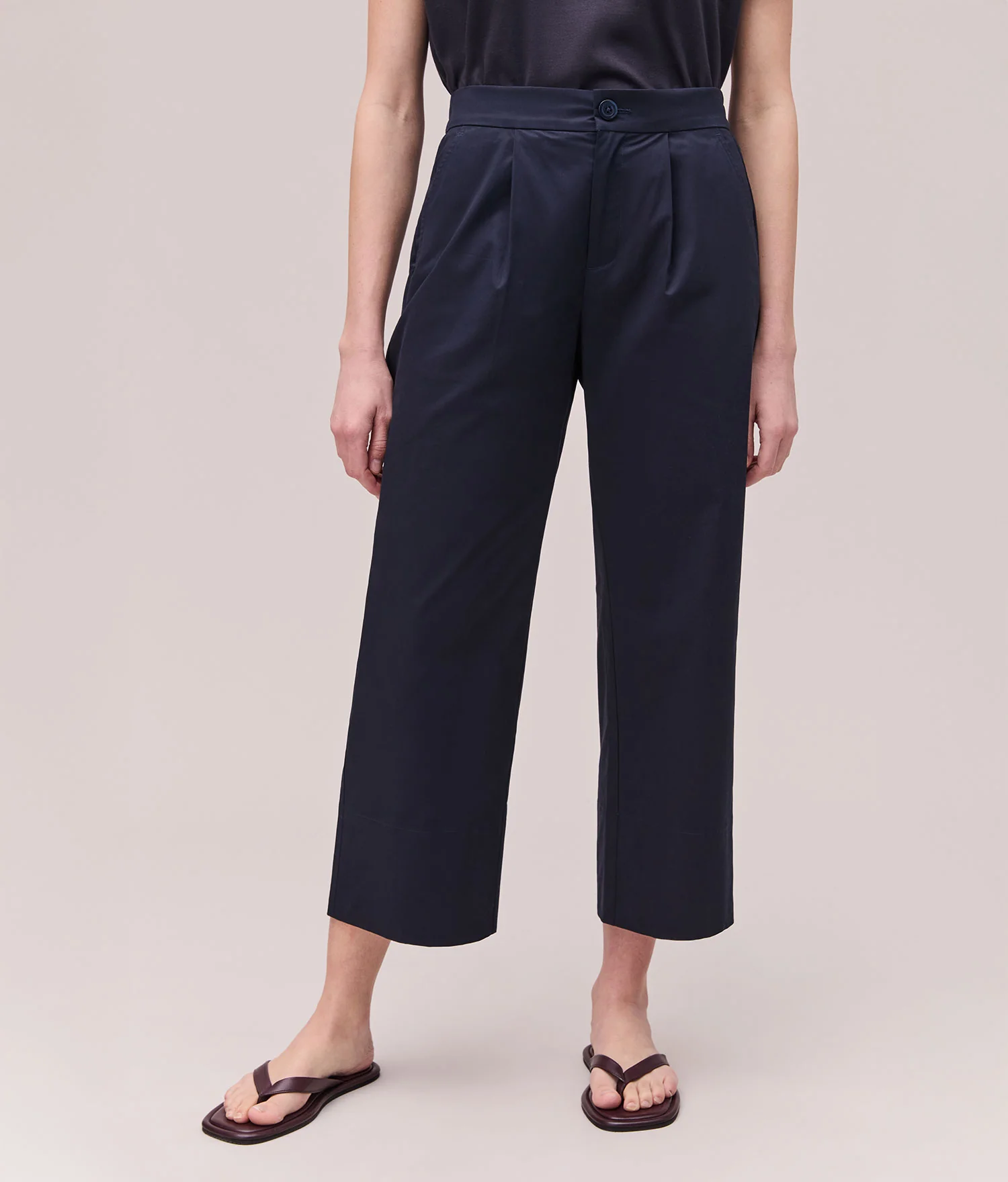 Womens Cotton Poplin Street Pant - Cotton Poplin - Evening Blue