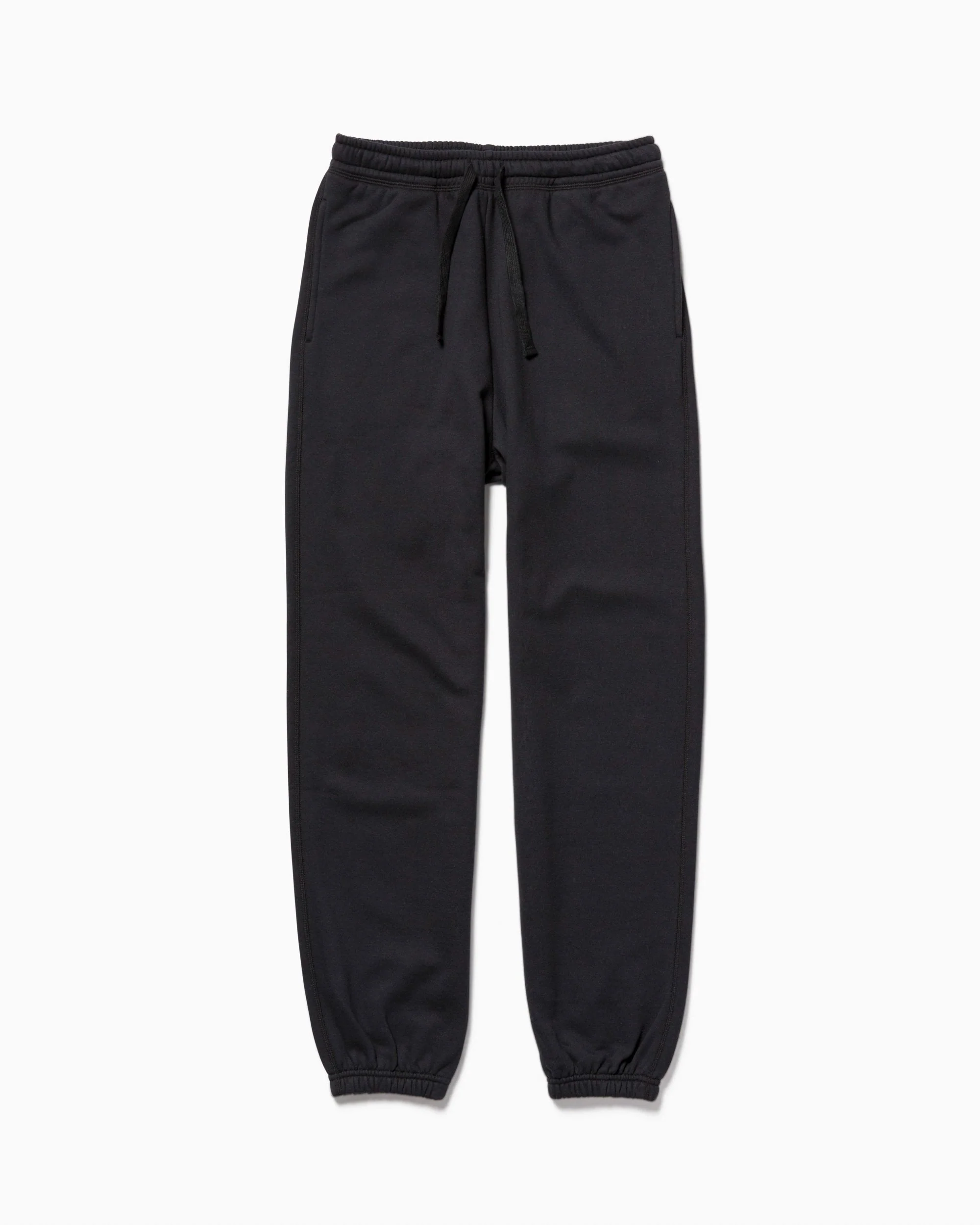 Womens Recycled Fleece Classic Sweatpant - Recycled Fleece - Black - Image 6